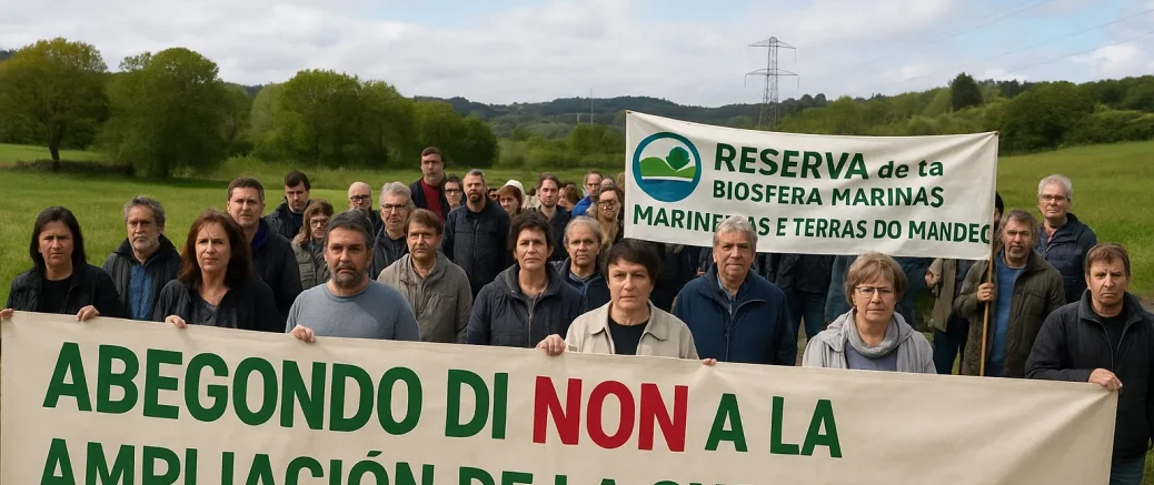 Abegondo y la Reserva de Biosfera dicen "no" a la ampliación de la subestación en Folgoso